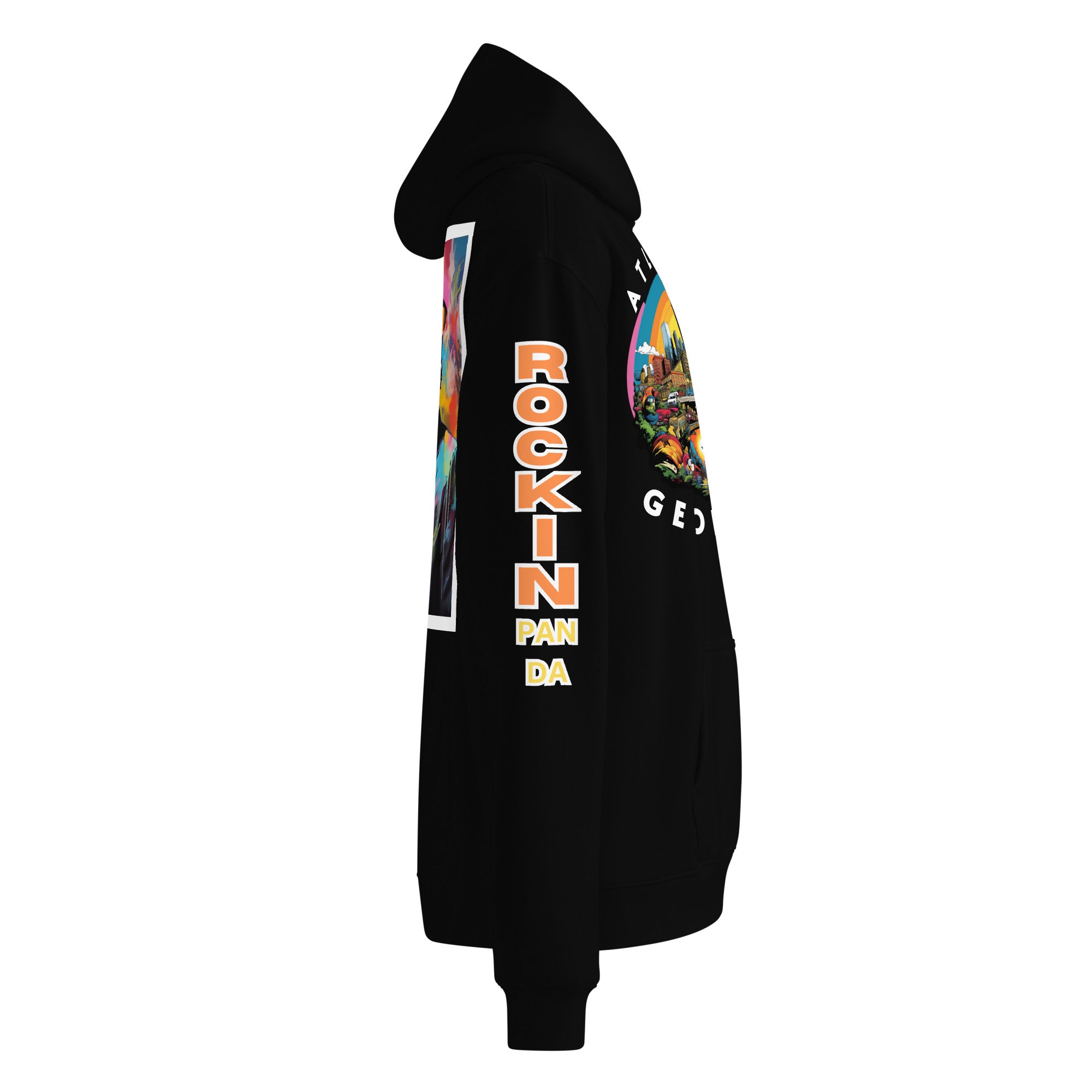 MLK Atlanta Cityscape Unisex Oversized Hoodie