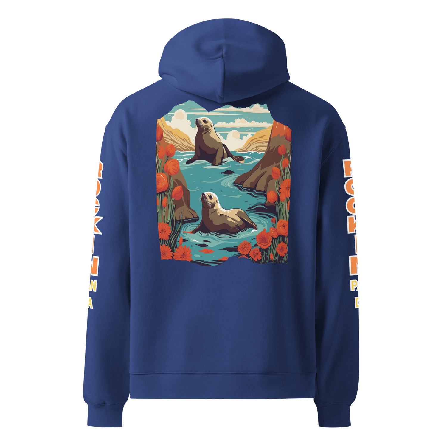 Surf California - Save the Beaches Oversized Unisex Hoodie