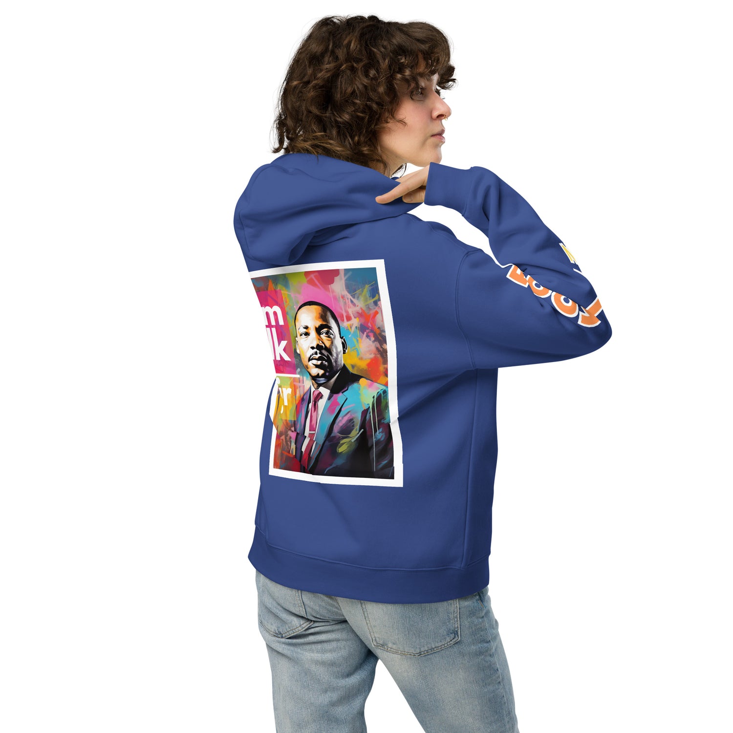 MLK Atlanta Cityscape Unisex Oversized Hoodie