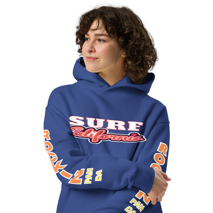 Surf California - Save the Beaches Oversized Unisex Hoodie