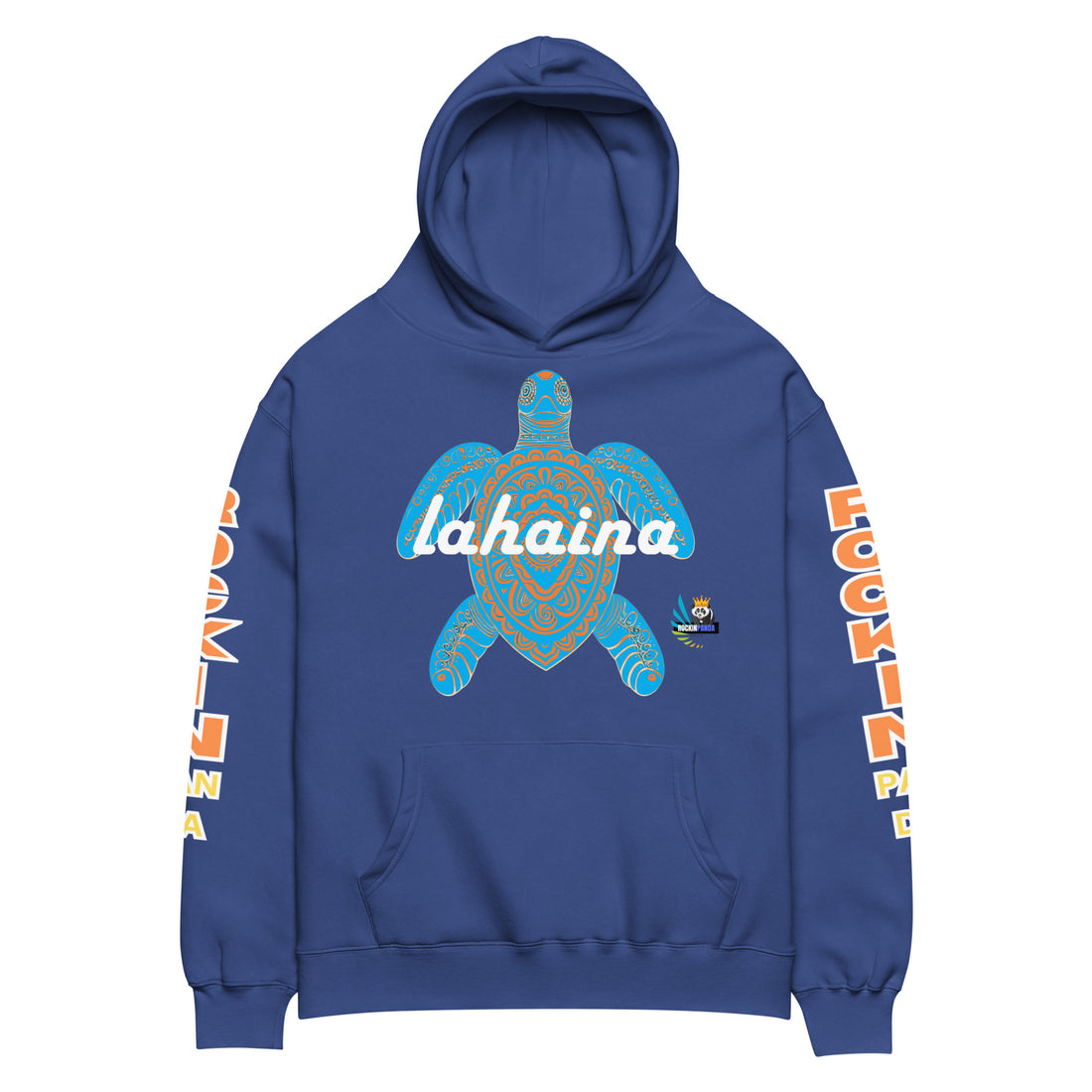 Free Lahaina Tribal Art Unisex Oversized Hoodie