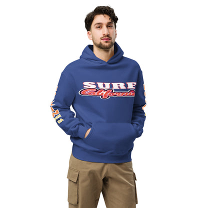 Surf California - Save the Beaches Oversized Unisex Hoodie