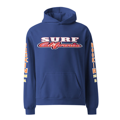 Surf California - Save the Beaches Oversized Unisex Hoodie