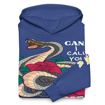 Deadly Sweet Snake Bite Floral Heavyweight Unisex Oversized Hoodie