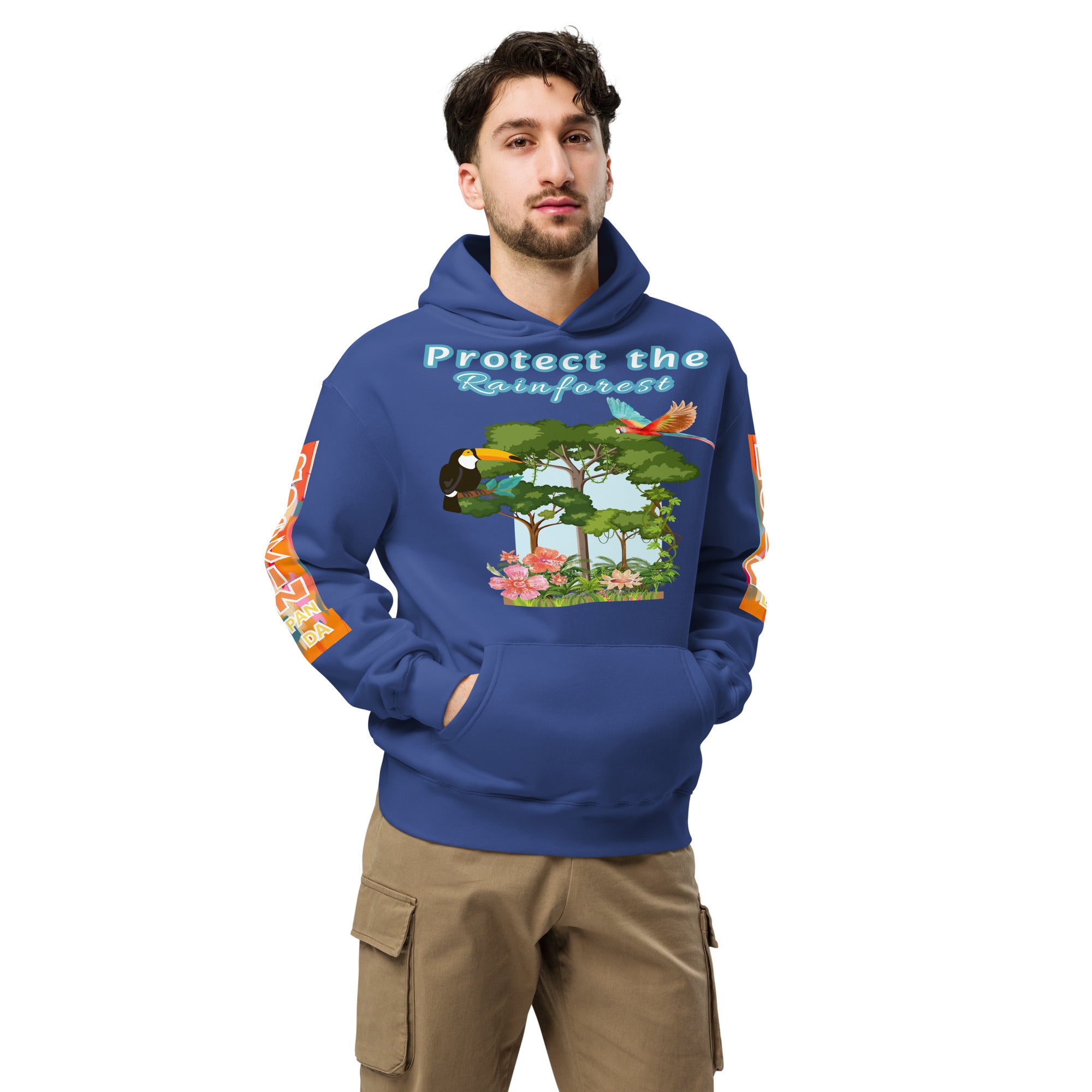 Protect the Rainforest Unisex Oversized Hoodie