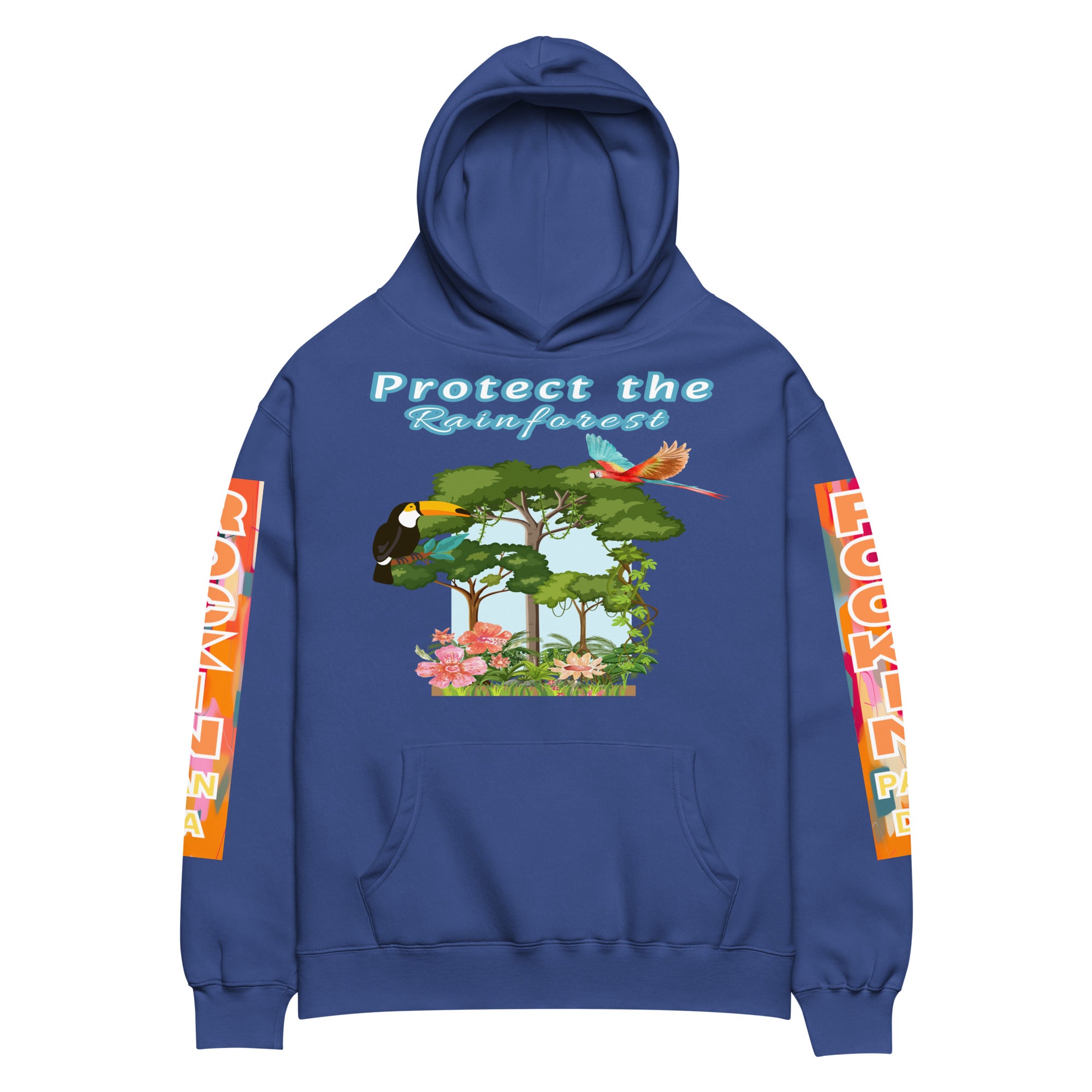 Protect the Rainforest Unisex Oversized Hoodie