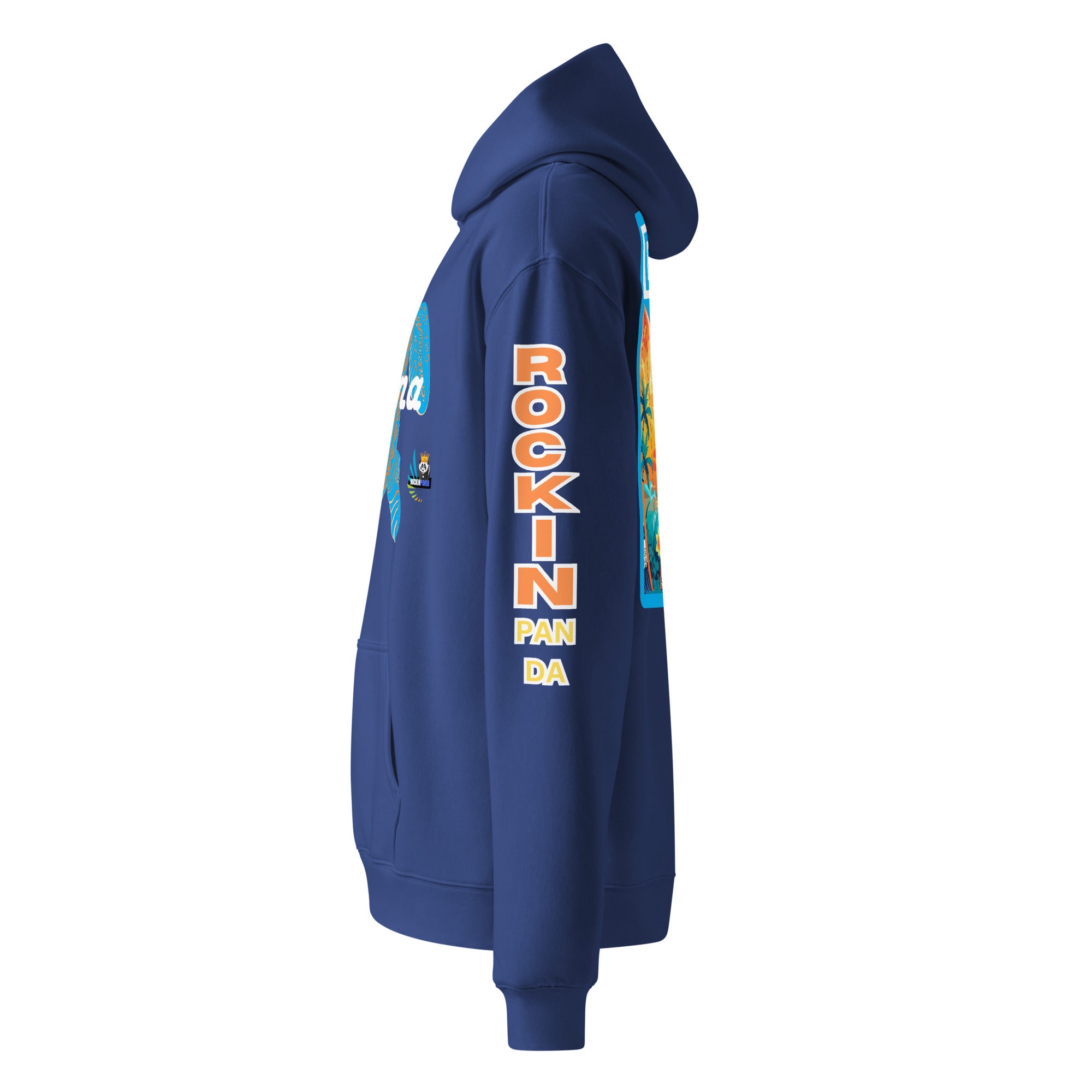 Free Lahaina Tribal Art Oversized Unisex Hoodie