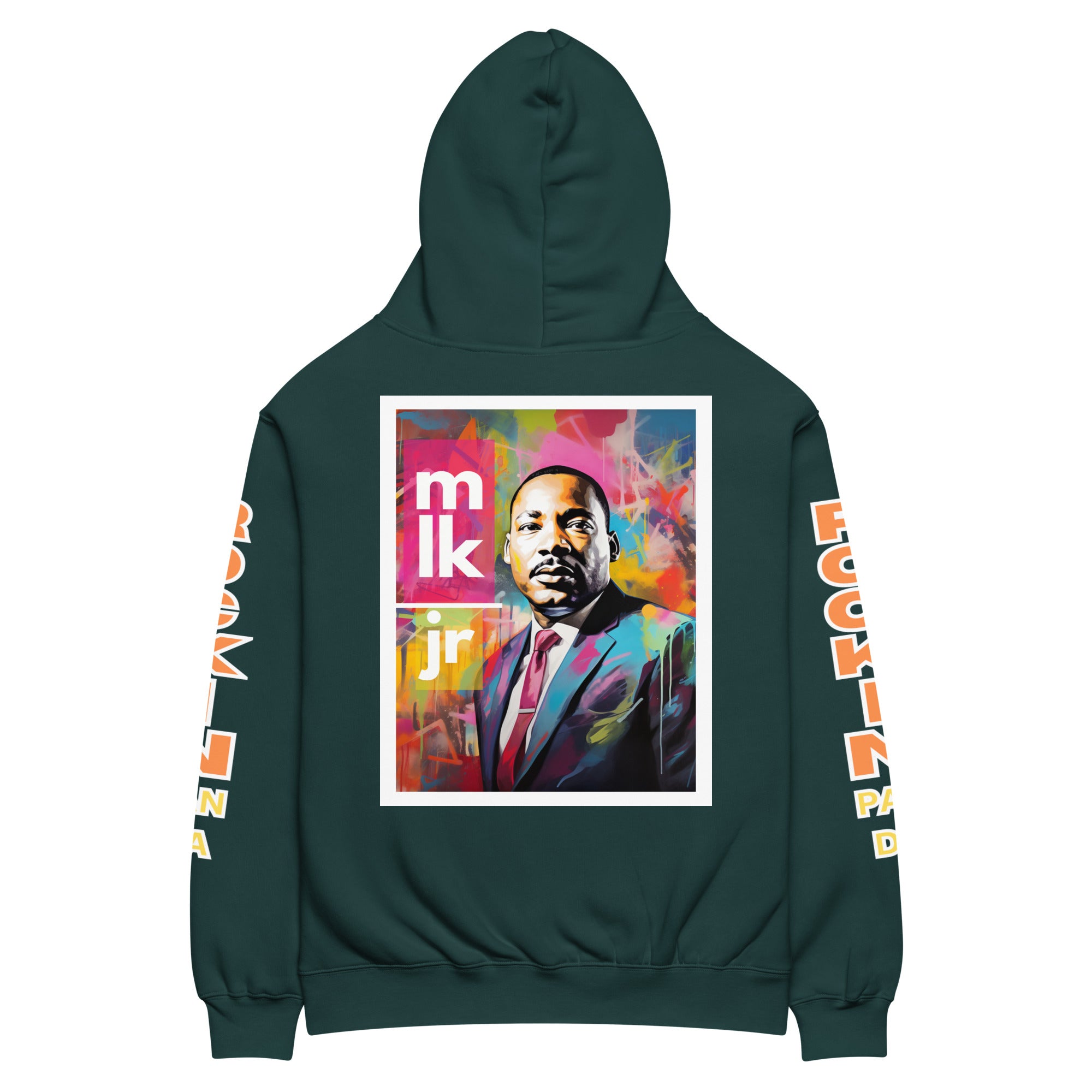 MLK Atlanta Cityscape Unisex Oversized Hoodie