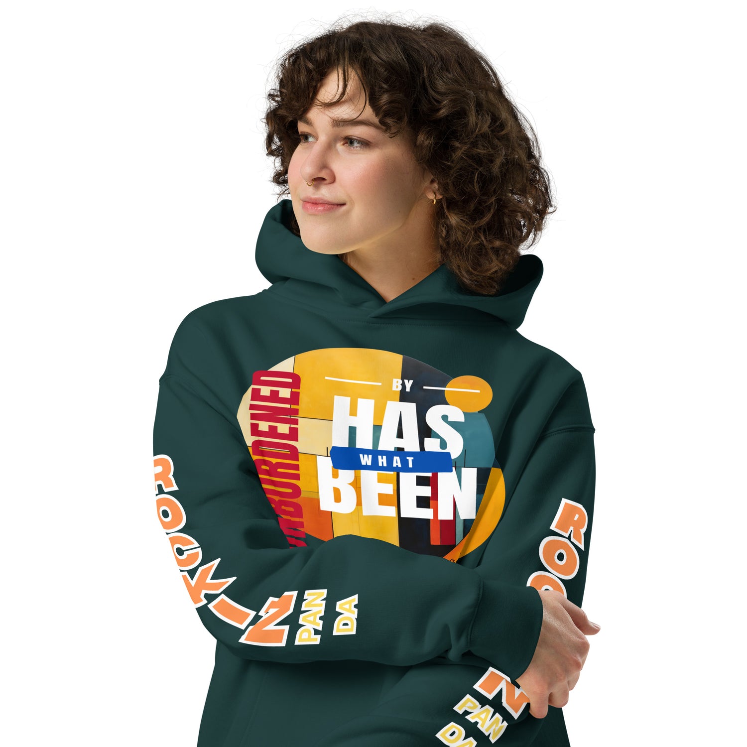 Unburdened by What Has Been Unisex Oversized Hoodie