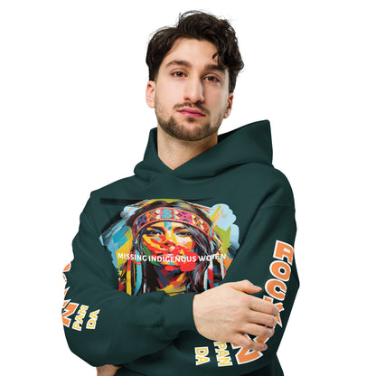 MMIW Missing Indigenous Women Oversized Unisex Hoodie