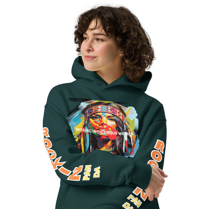 MMIW Missing Indigenous Women Oversized Unisex Hoodie