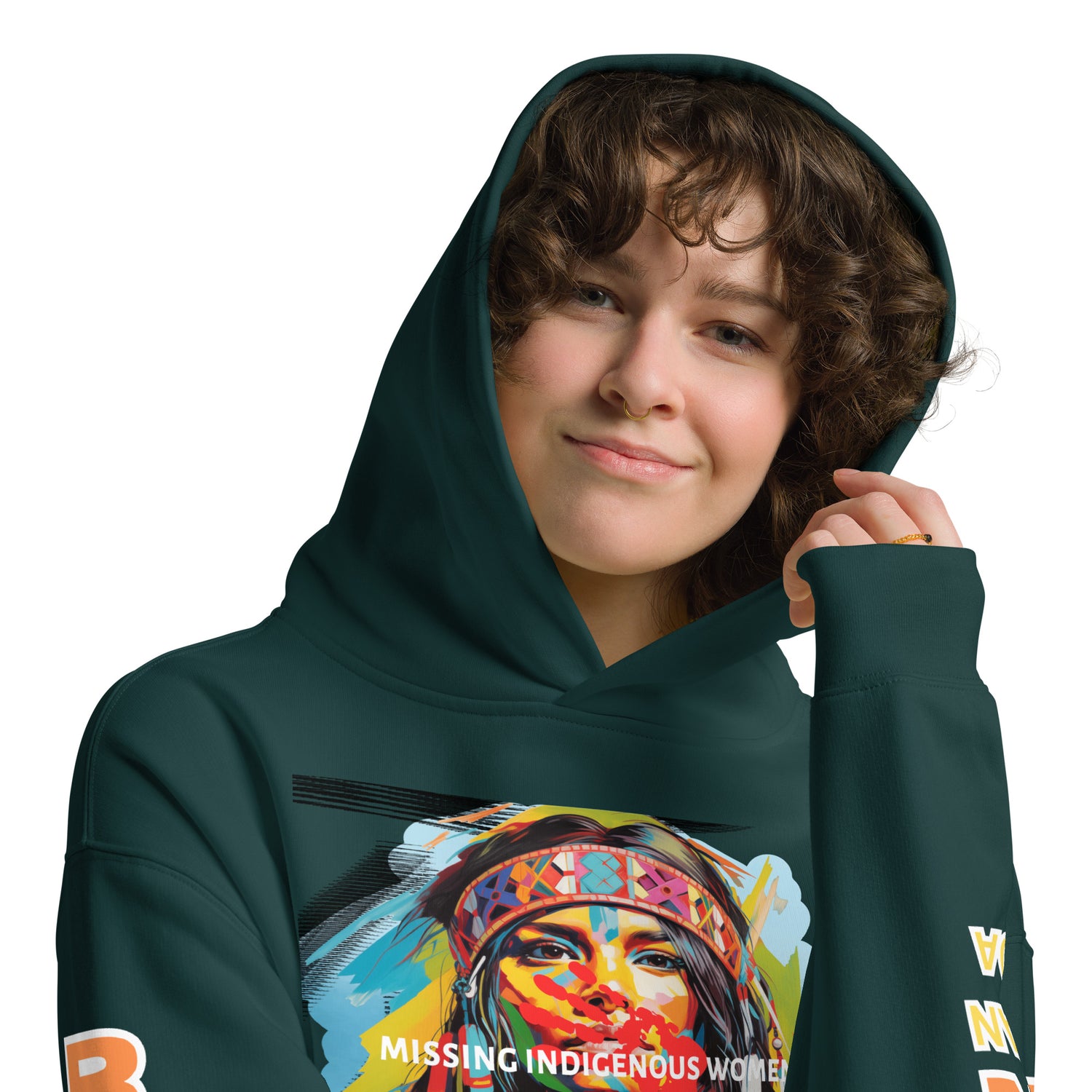 MMIW Missing Indigenous Women Oversized Unisex Hoodie