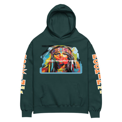 MMIW Missing Indigenous Women Oversized Unisex Hoodie