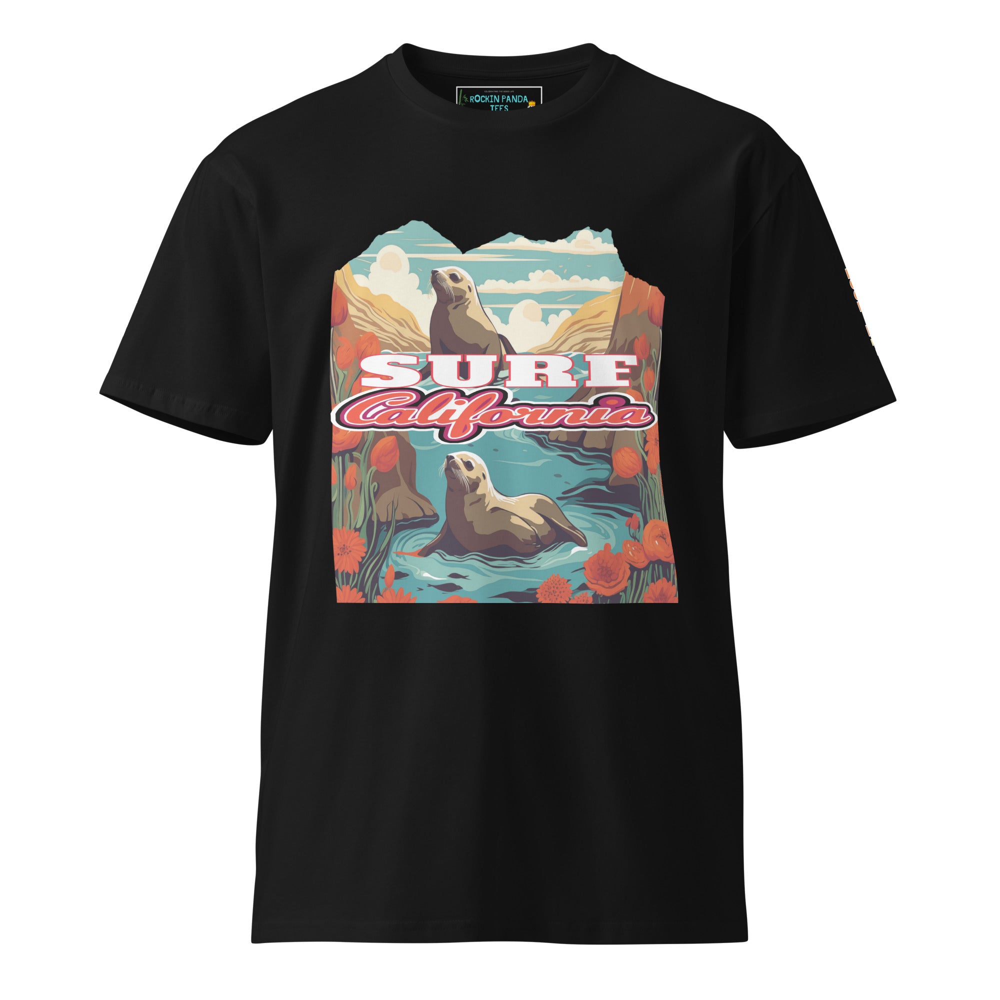 Surf California - Save the Beaches Premium Unisex T-shirt