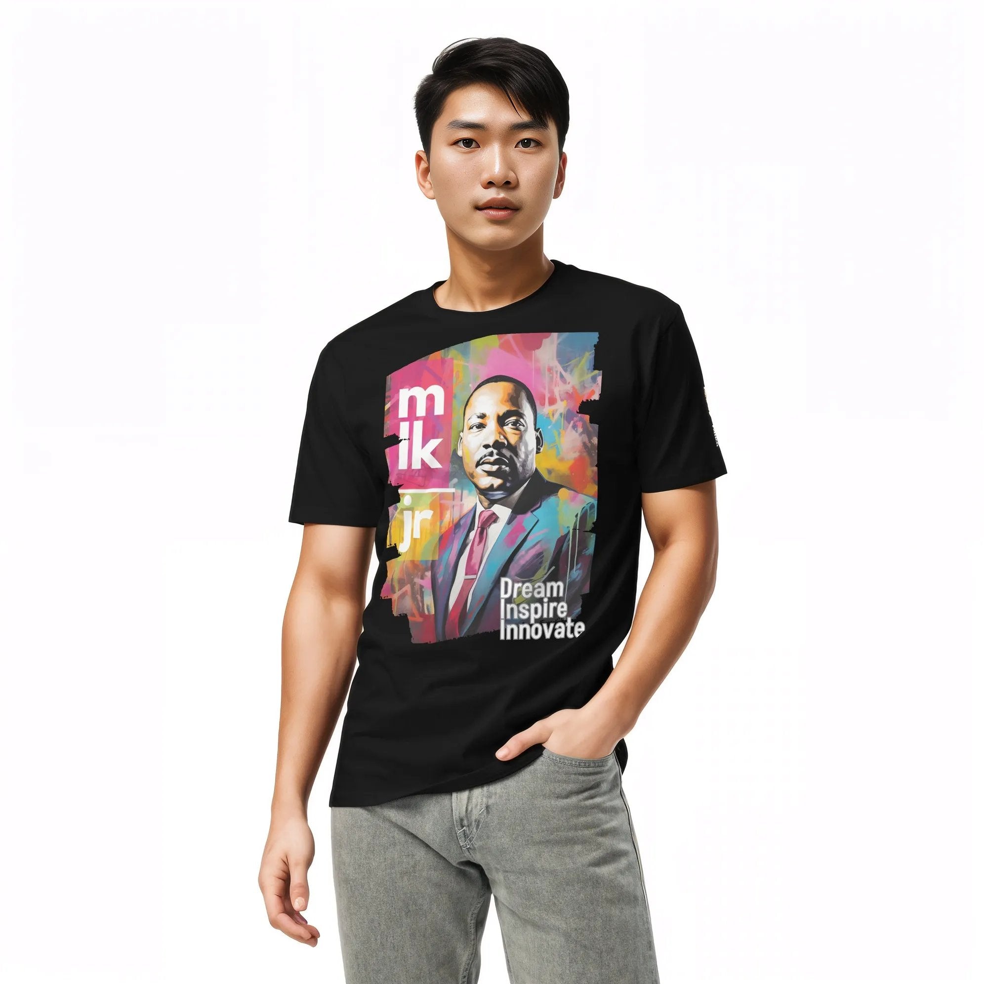 MLK Dream Inspire Innovate Unisex Premium T-shirt