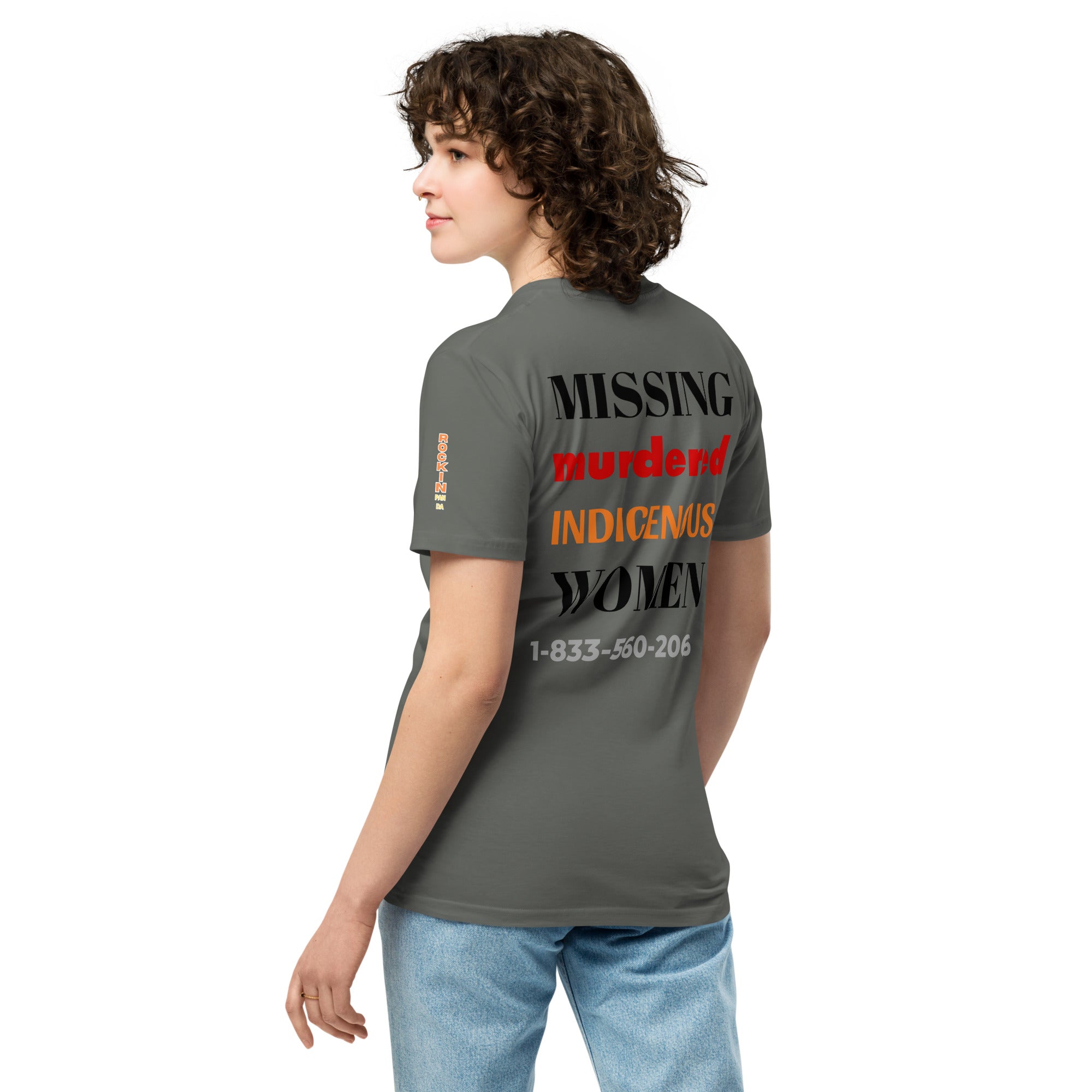 MMIW Missing Indigenous Women Premium Unisex T-shirt