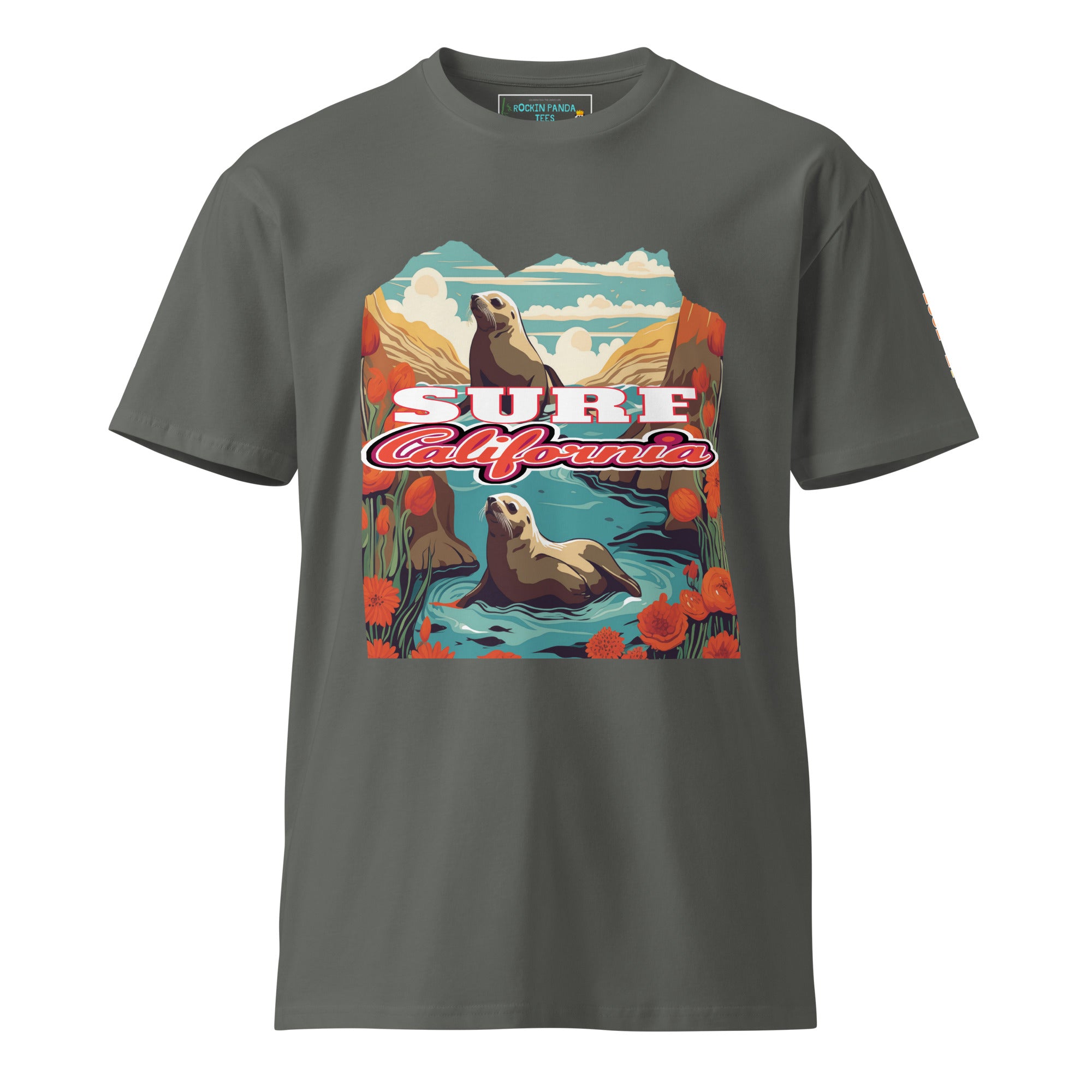 Surf California - Save the Beaches Premium Unisex T-shirt