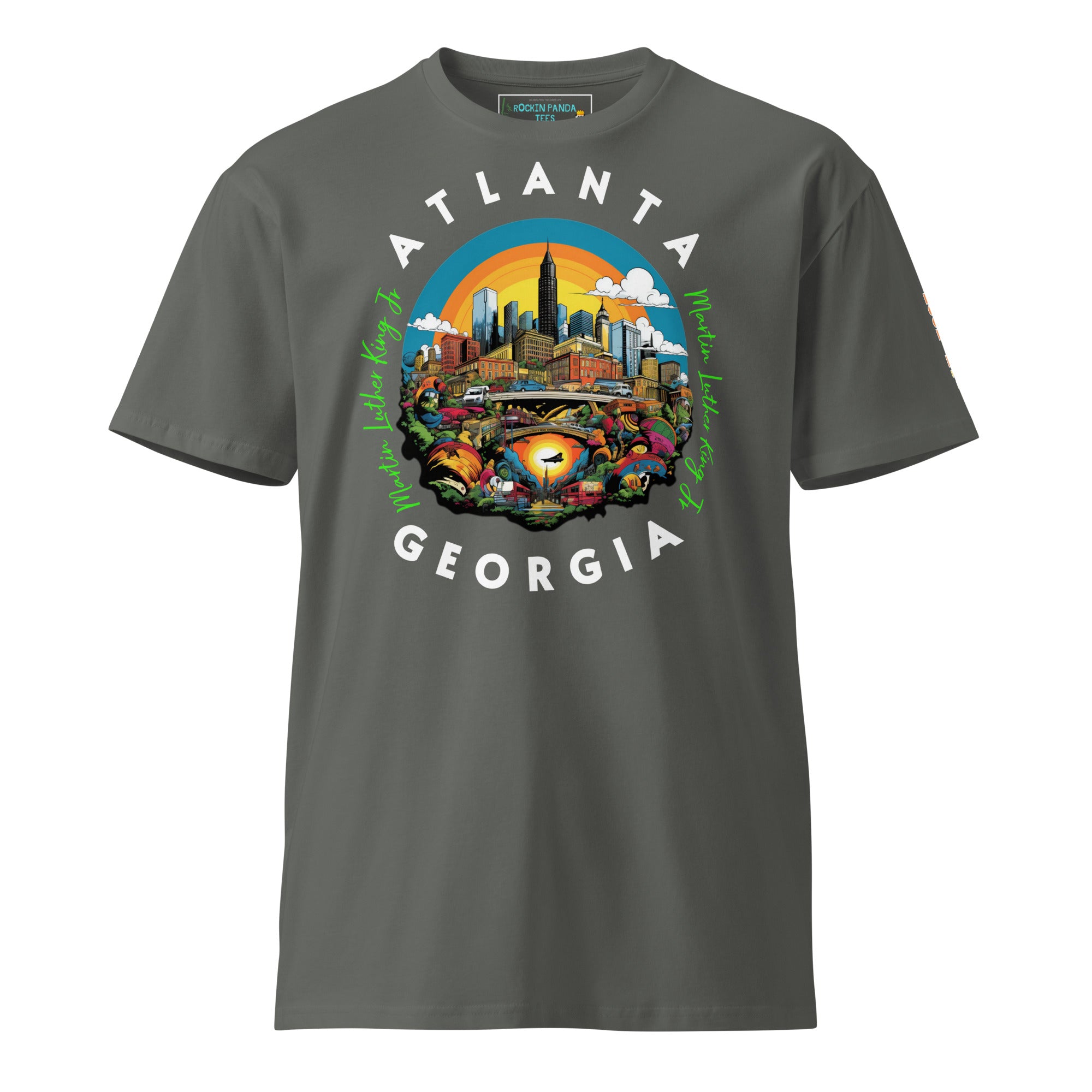 MLK Atlanta Cityscape Premium Unisex T-shirt