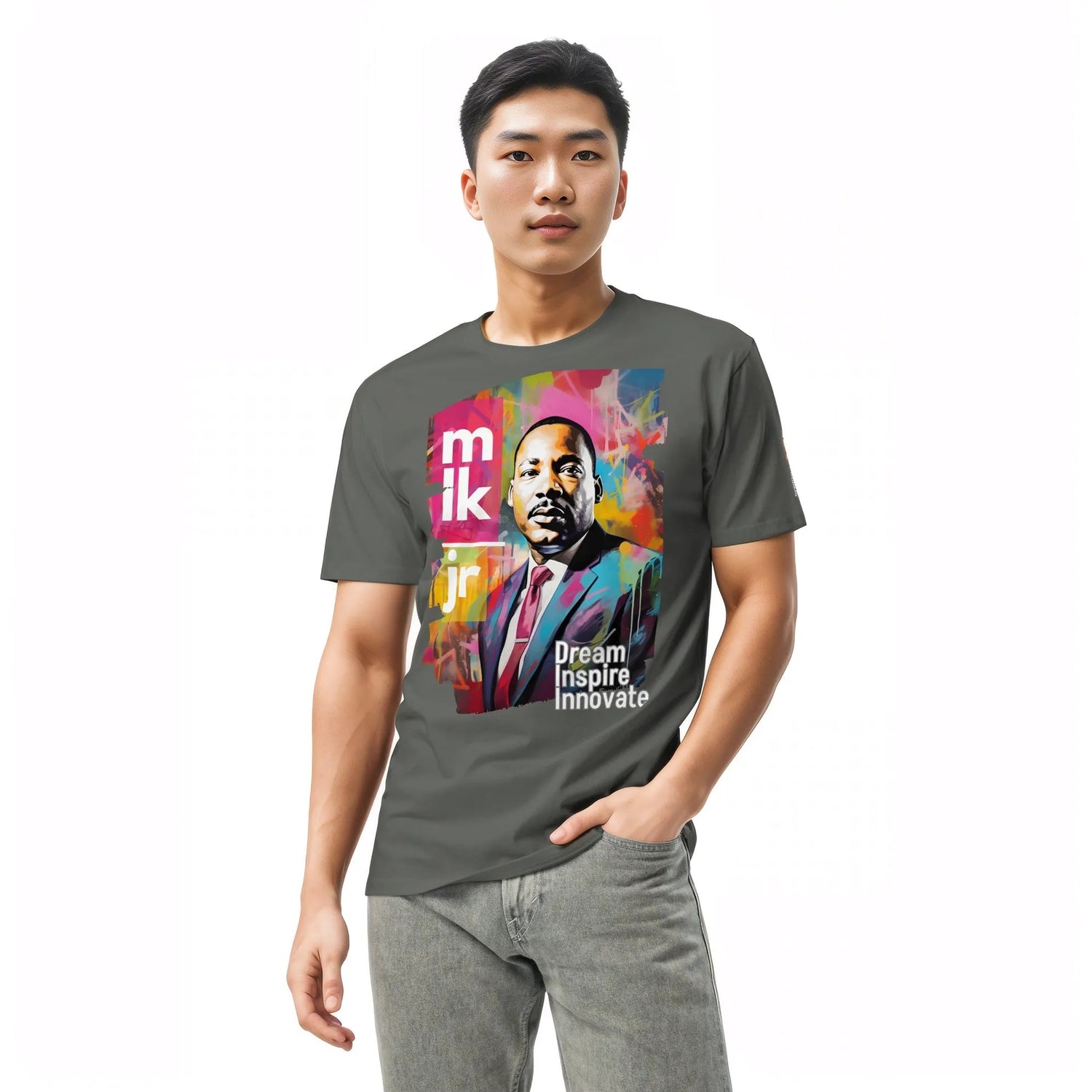 MLK Dream Inspire Innovate Unisex Premium T-shirt