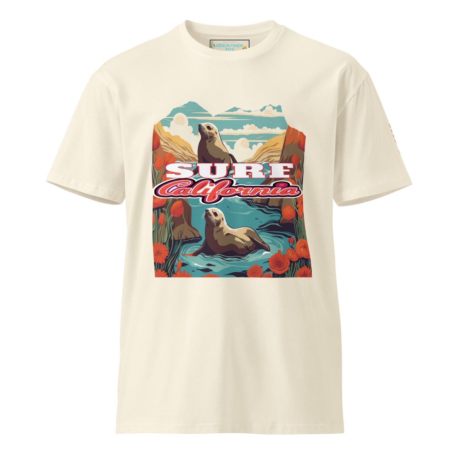 Surf California - Save the Beaches Premium Unisex T-shirt