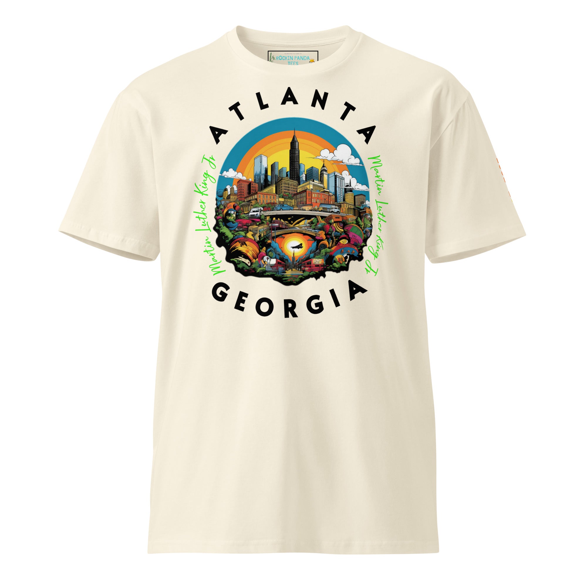 MLK Atlanta Cityscape Premium Unisex T-shirt