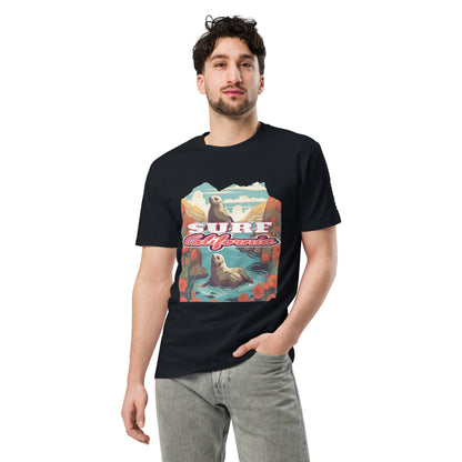 Surf California - Save the Beaches Premium Unisex T-shirt