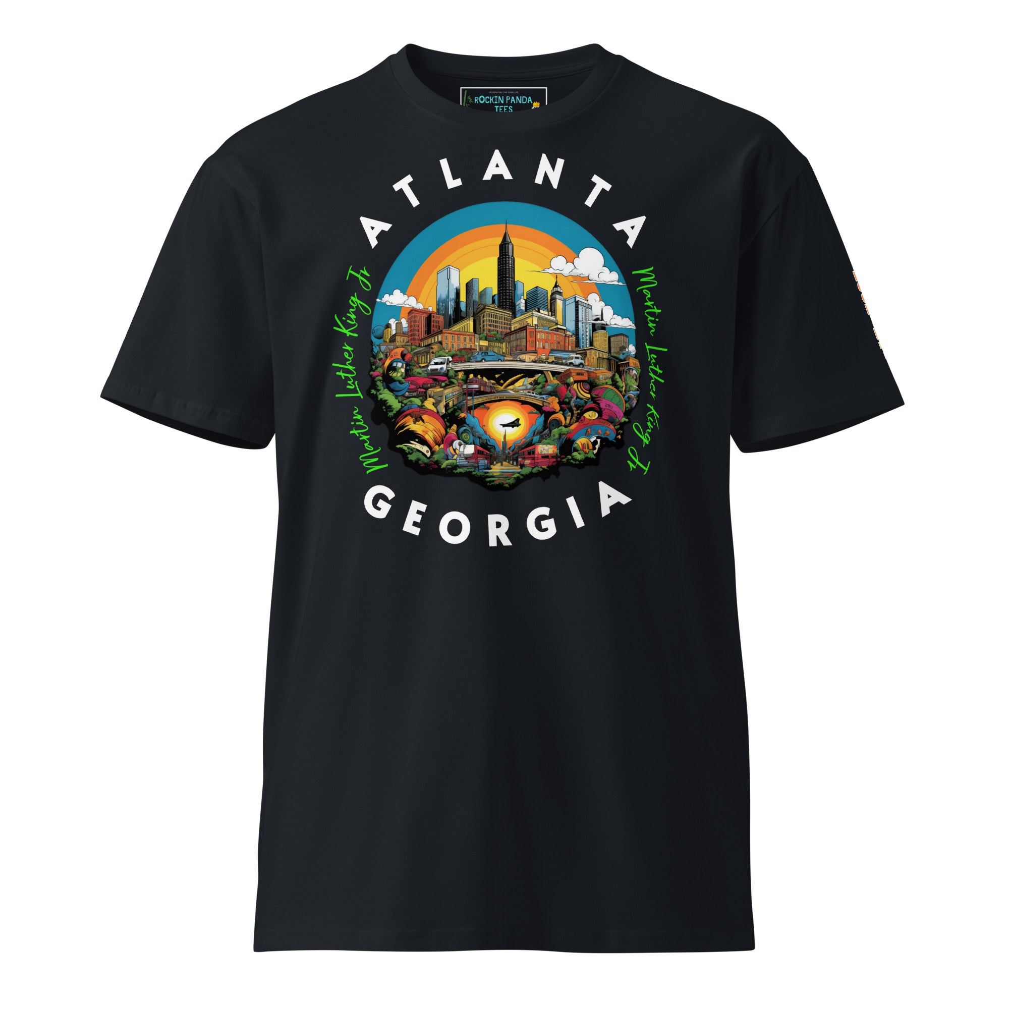 MLK Atlanta Cityscape Premium Unisex T-shirt