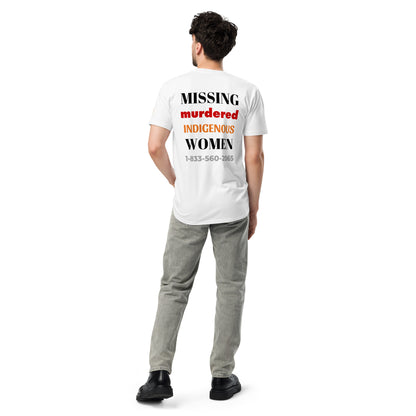 MMIW Missing Indigenous Women Premium Unisex T-shirt