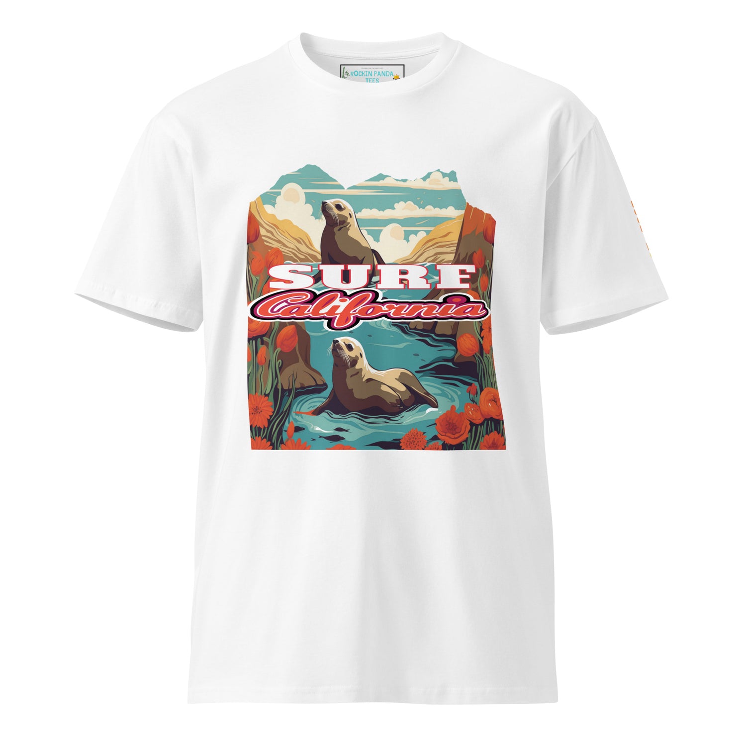 Surf California - Save the Beaches Premium Unisex T-shirt