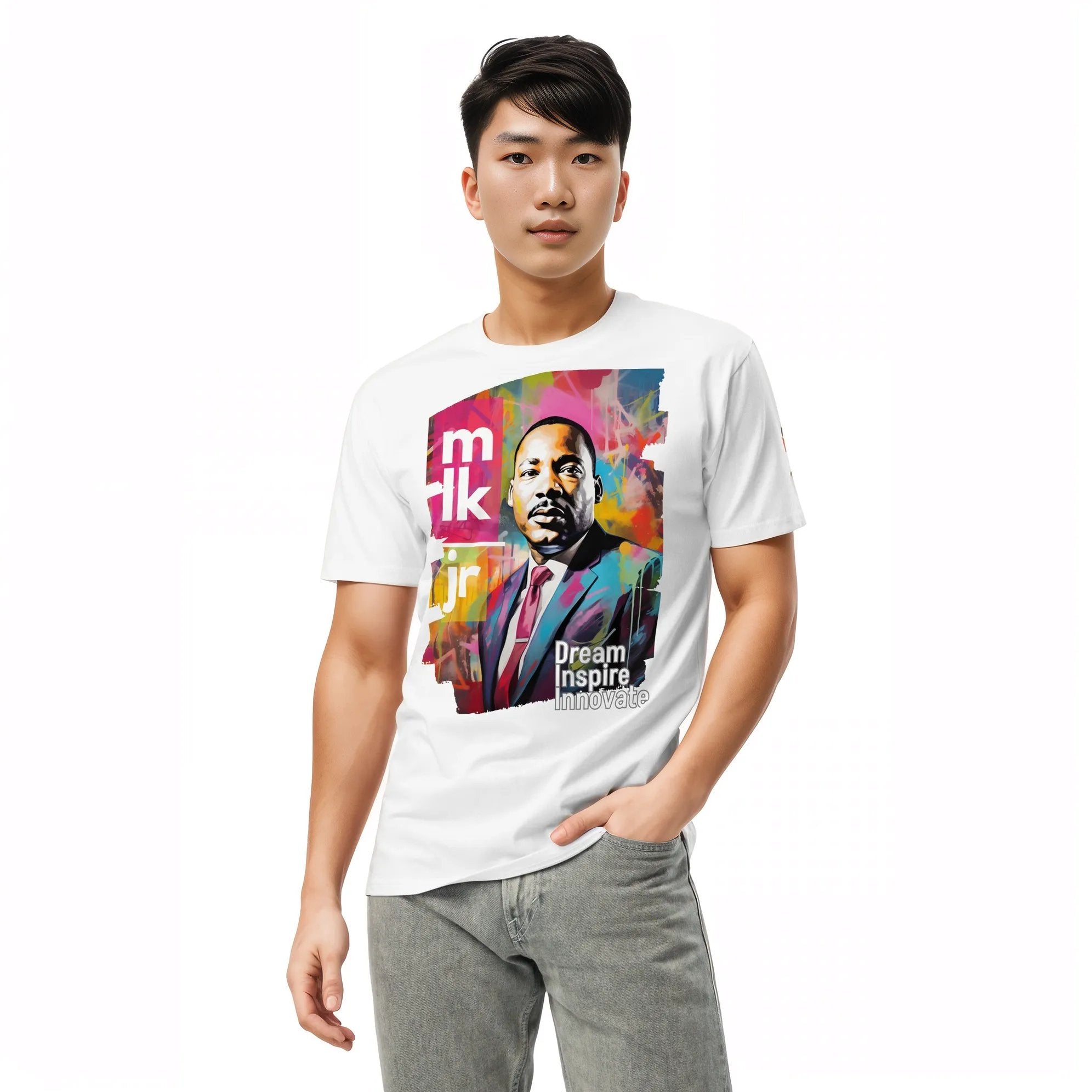 MLK Dream Inspire Innovate Unisex Premium T-shirt