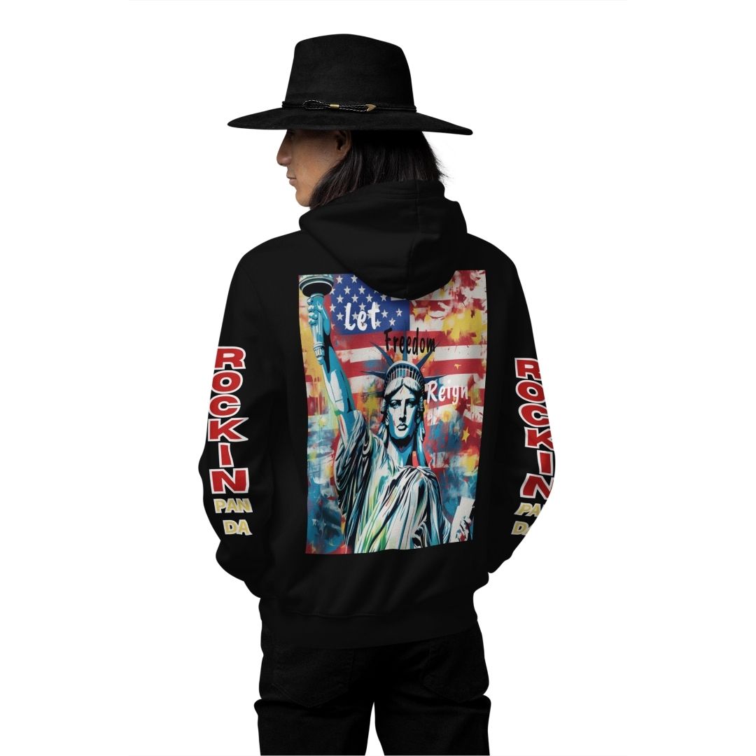 United We Stand - Let Freedom Reign Unisex Oversized Hoodie