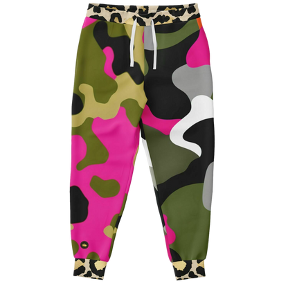 West Hollywood Pink Eco-Poly Camo Unisex Joggers