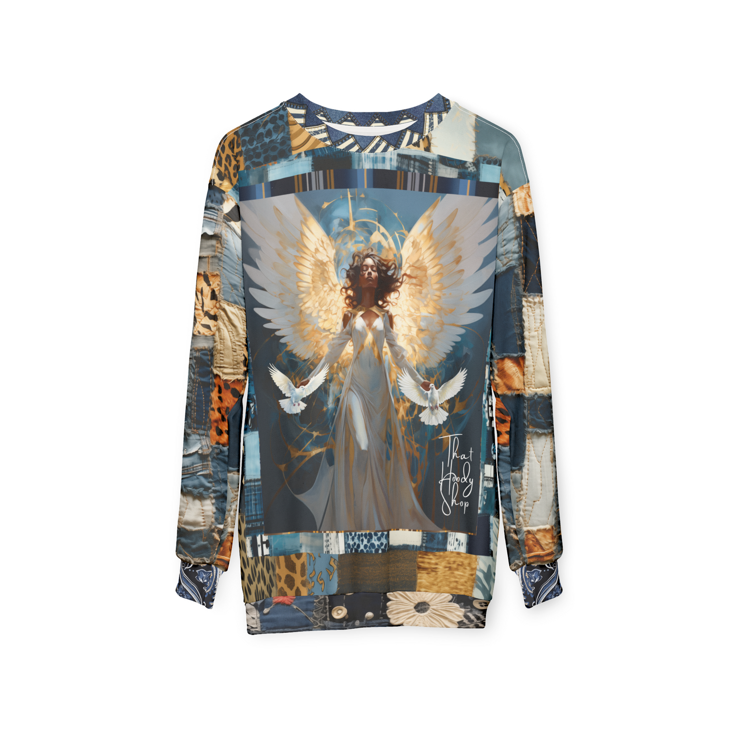 Wild Angel Animal Print Unisex Sweatshirt (Gold Label)