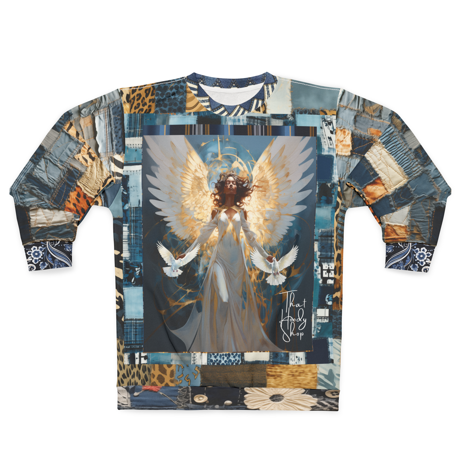 Wild Angel Animal Print Unisex Sweatshirt (Gold Label)