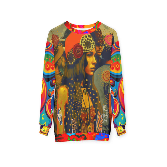 Woodstock Girl Mandala Unisex Sweatshirt (Gold Label)