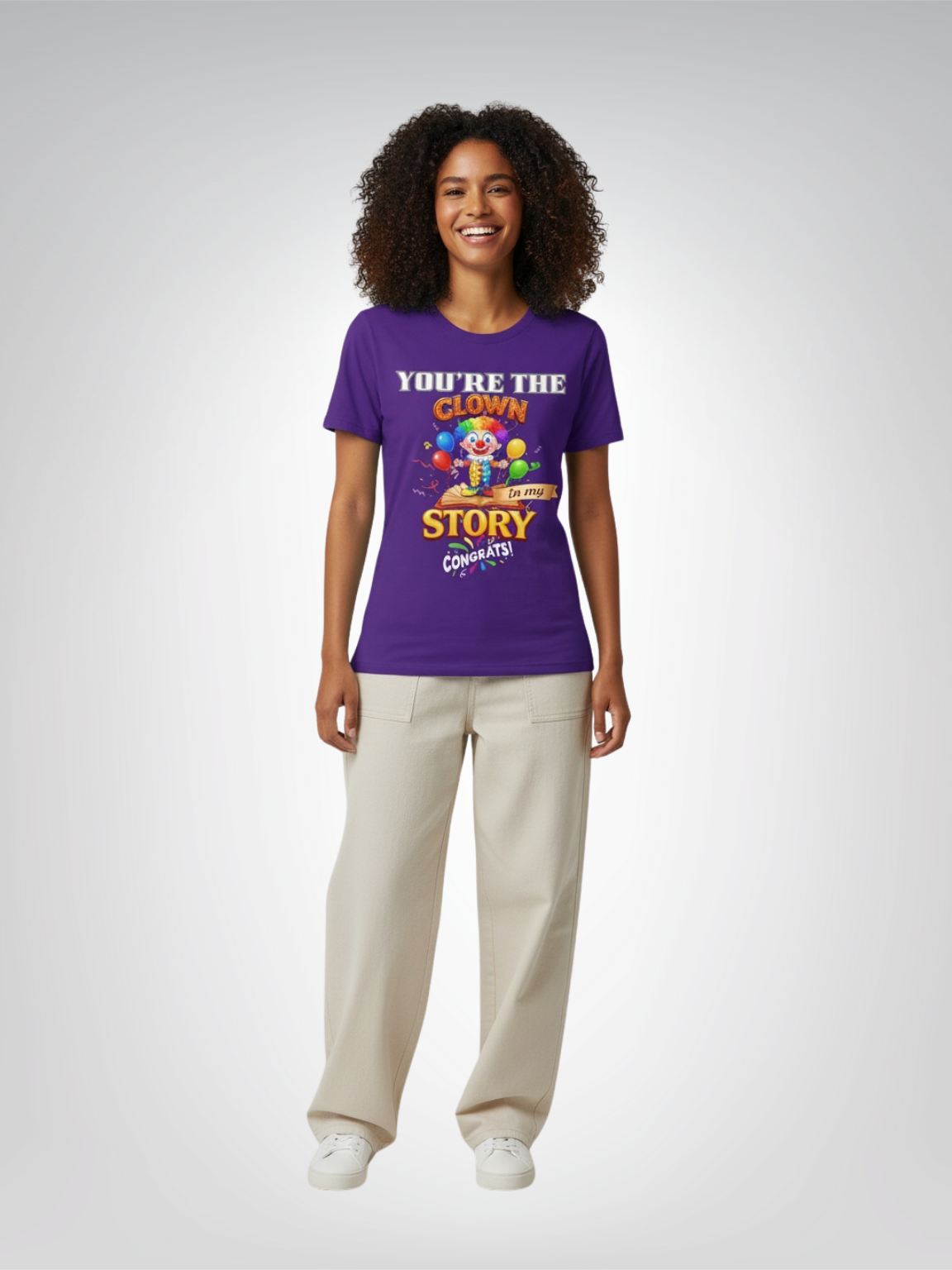 You Are the Clown in My Story - Congrats! Heavyweight Unisex Tee