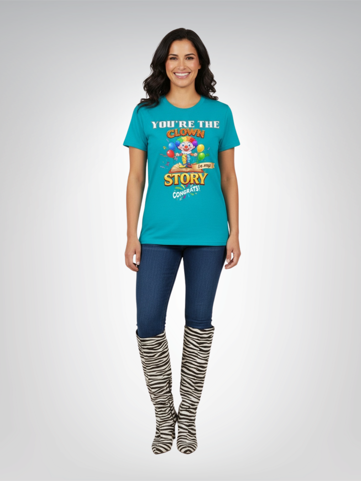 You Are the Clown in My Story - Congrats! Heavyweight Unisex Tee