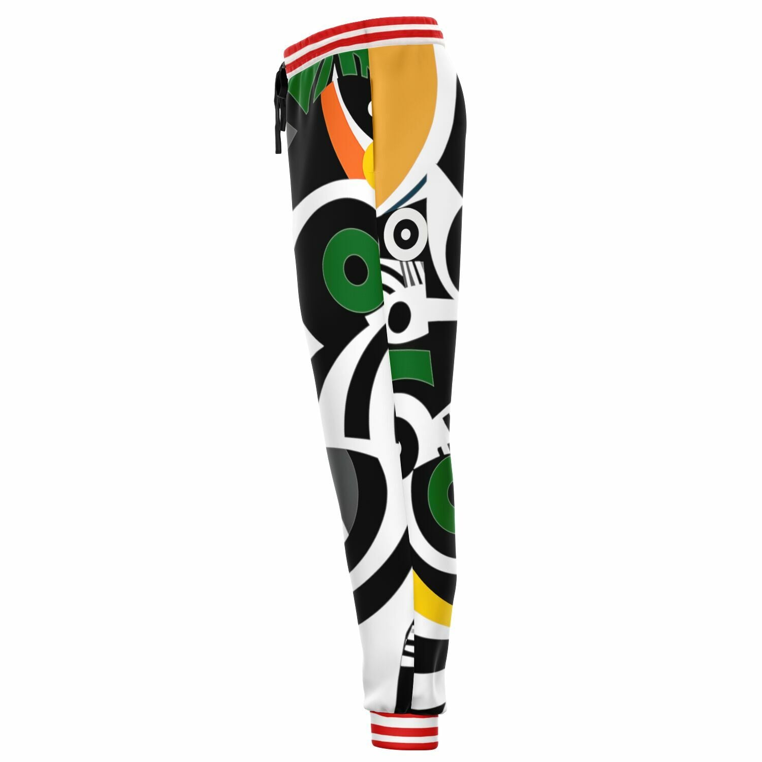 Zebra in African Abstract Short Sleeve Eco-Poly Unisex Joggers