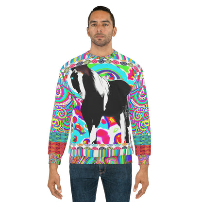 Sudadera unisex Crown Jewel Horsey Pop Art