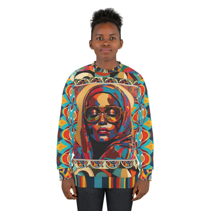 Mother Mary Full of Grace Pop Art Unisex Sweatshirt (Gold Label)