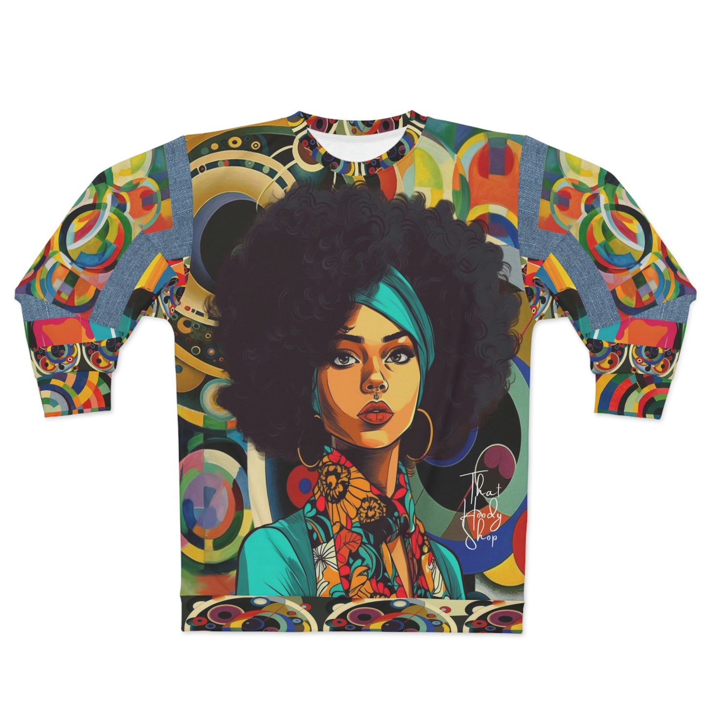 Sudadera unisex Afro Queen-Solace Girl Edition