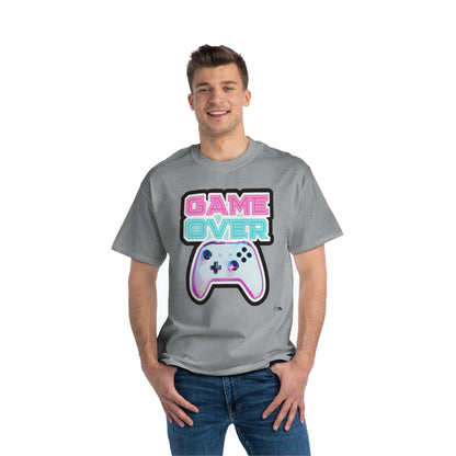 Game Over Console Edition Camiseta de juego unisex de peso pesado 