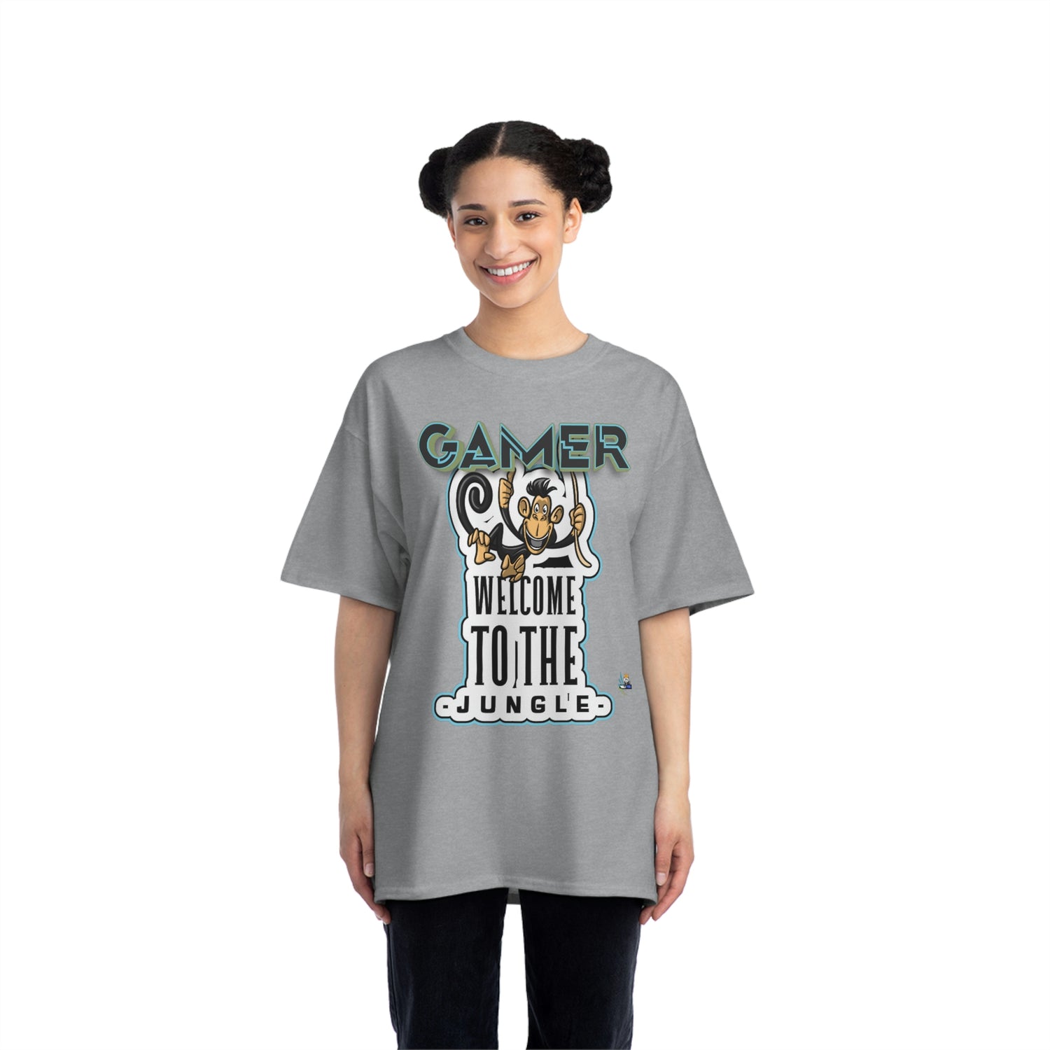 Bienvenido a la camiseta para juegos unisex Jungle Heavyweight 