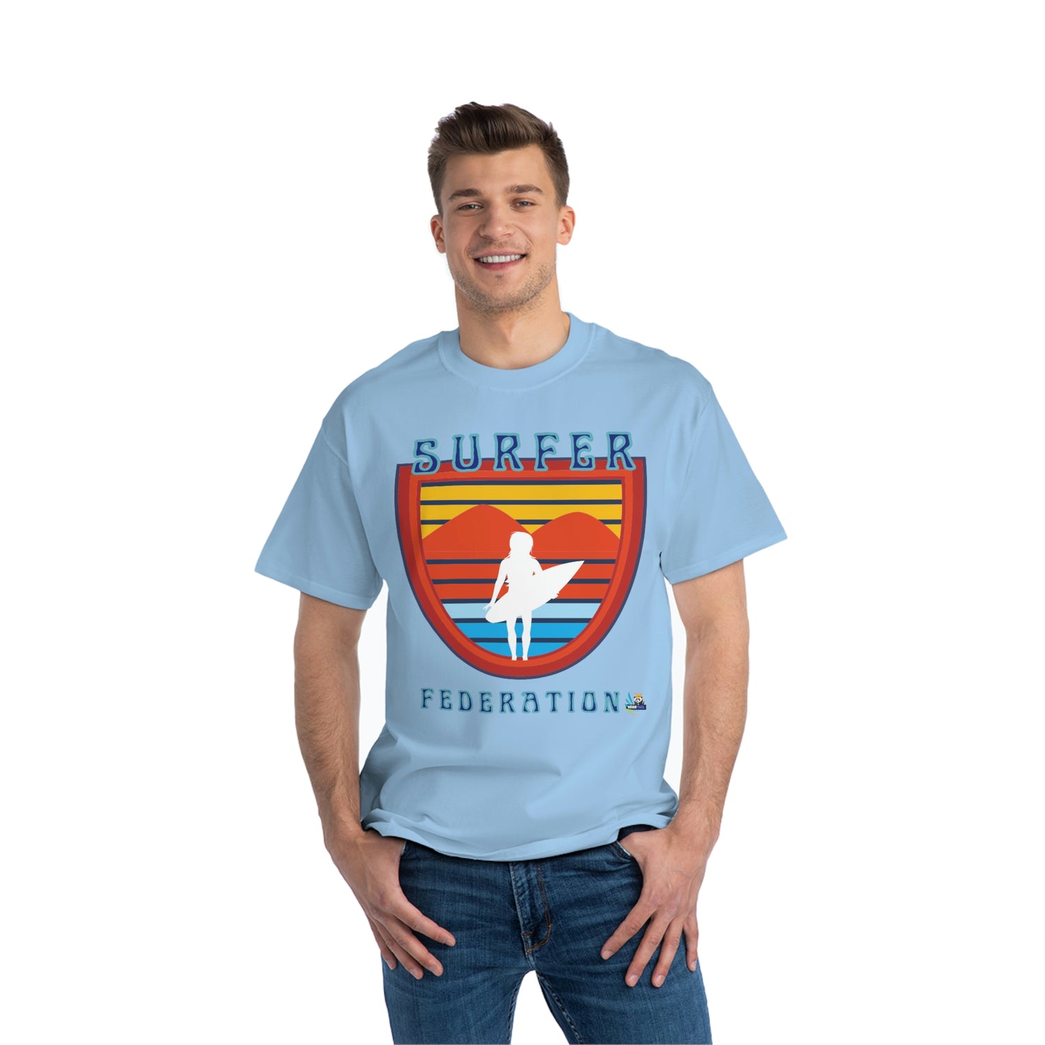 Camiseta de peso pesado de la Liga de la Federación de Surfistas