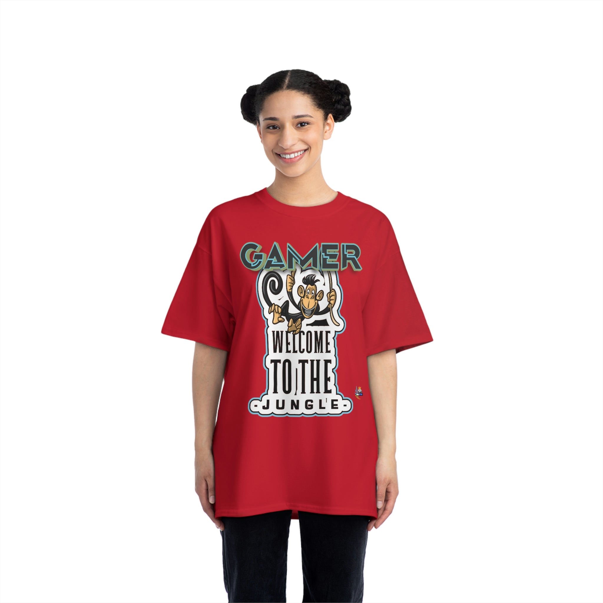 Bienvenido a la camiseta para juegos unisex Jungle Heavyweight 