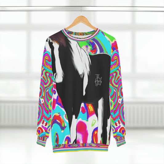 Crown Jewel Horsey Pop Art Part Deux Unisex Sweatshirt
