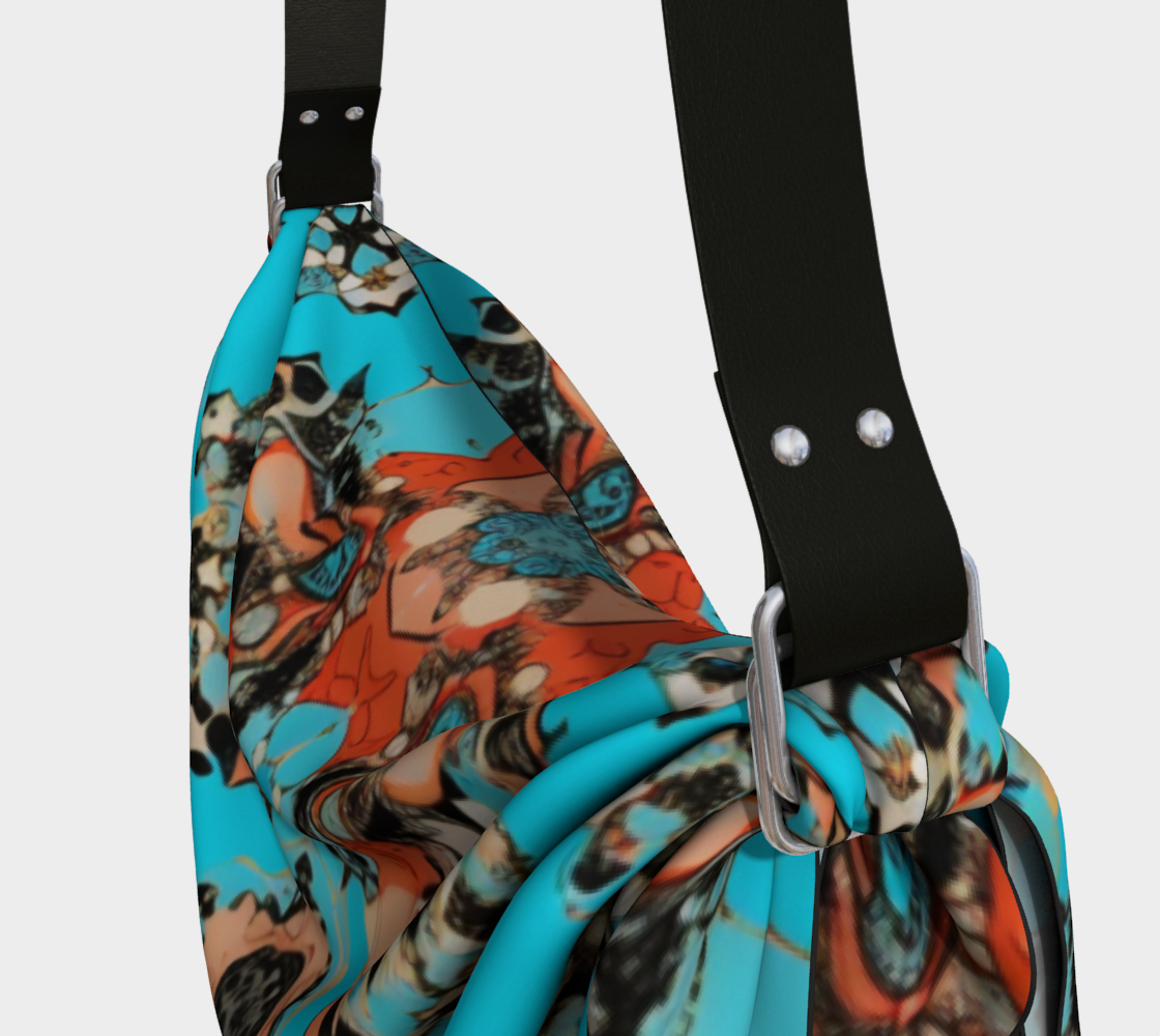 Bolso Hobo con bufanda Coral Reef