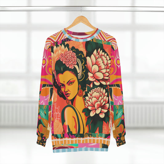 Bollywood Nights Floral Print Unisex Sweatshirt