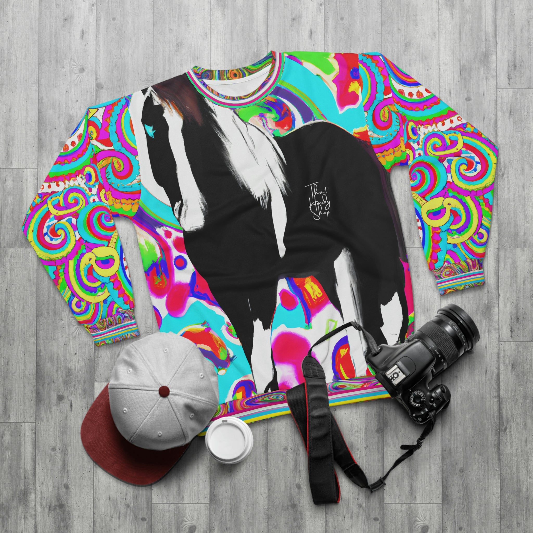 Sudadera unisex Crown Jewel Horsey Pop Art Part Deux