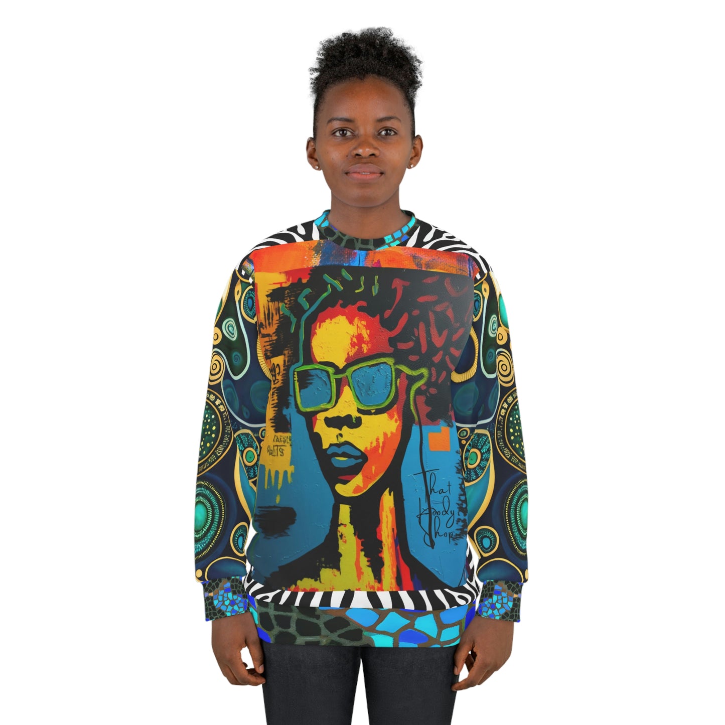 Girl With Attitude Graffiti Art Unisex Sweatshirt